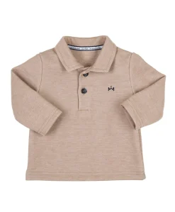 Jongens longsleeve beige