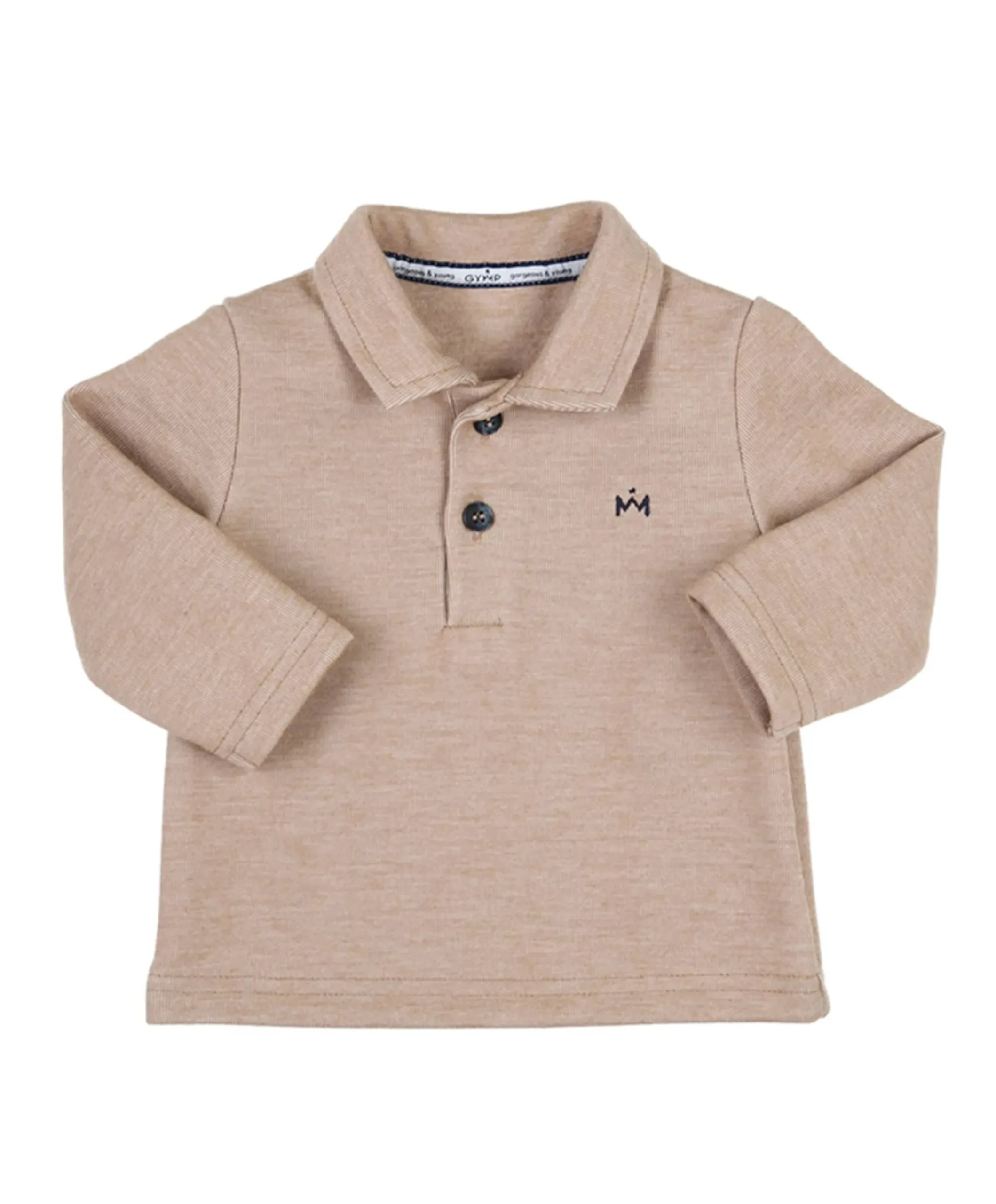 Jongens longsleeve beige
