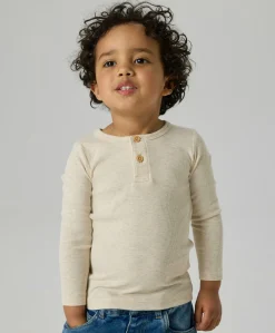 Jongens longsleeve beige