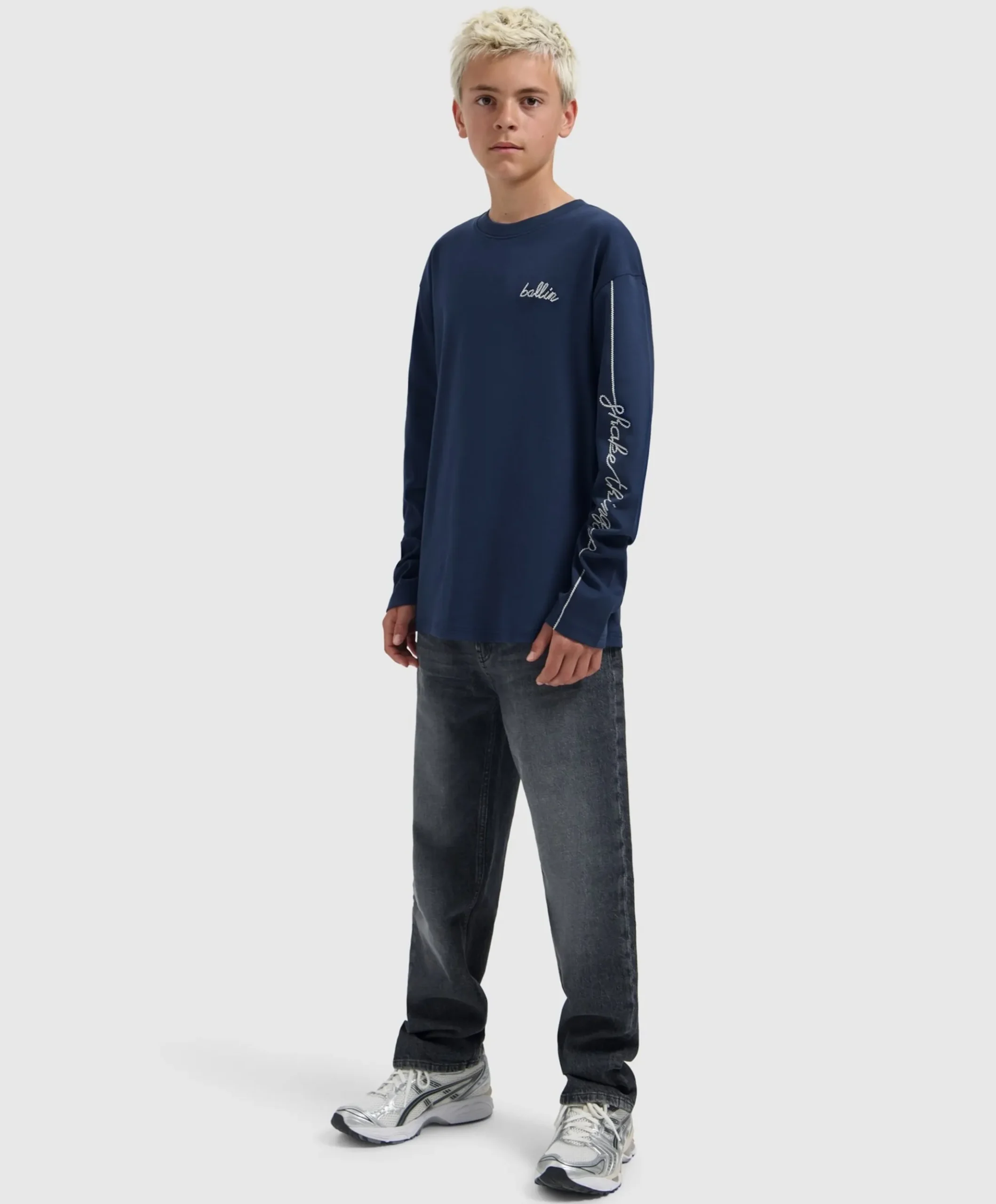 Jongens longsleeve blauw