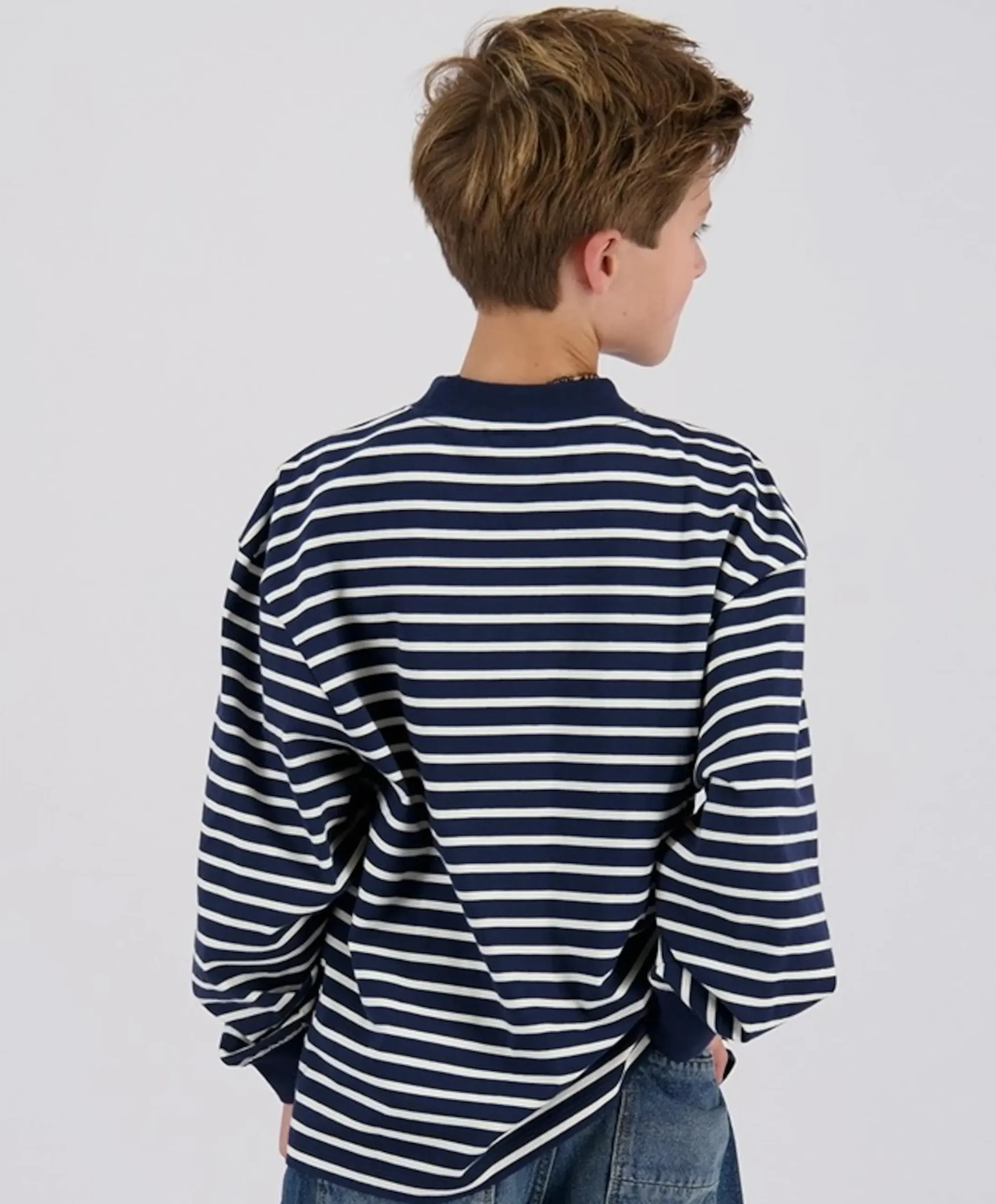 Jongens longsleeve blauw