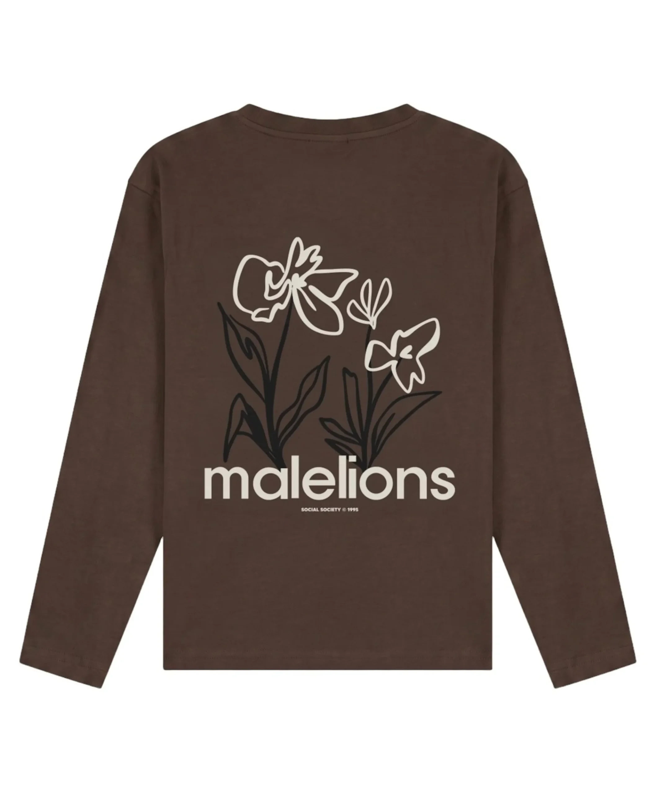 Jongens longsleeve bruin