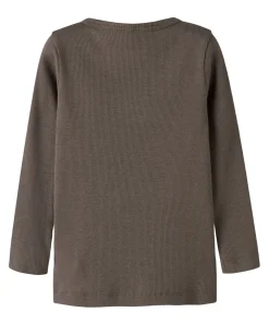 Jongens longsleeve bruin