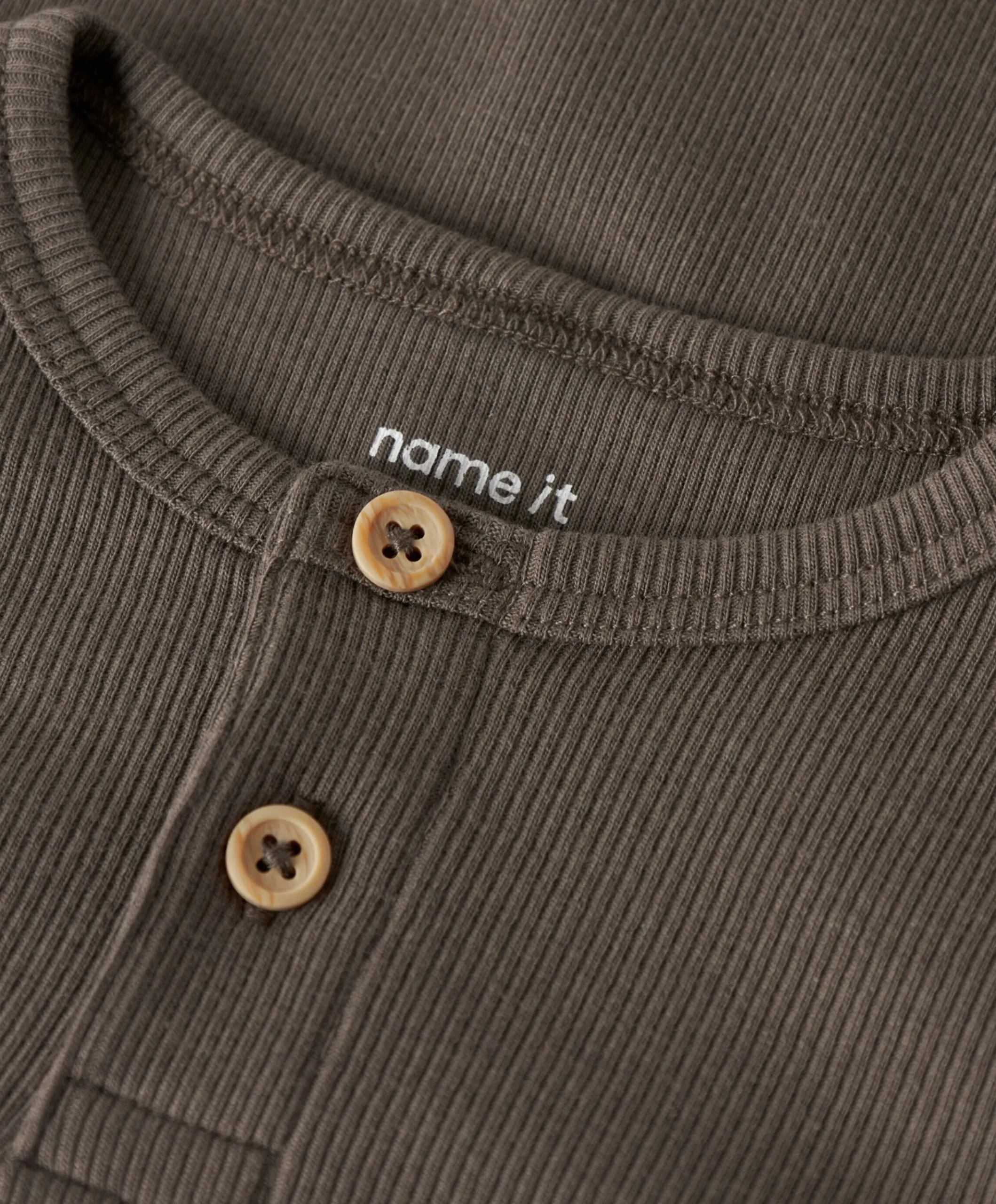 Jongens longsleeve bruin