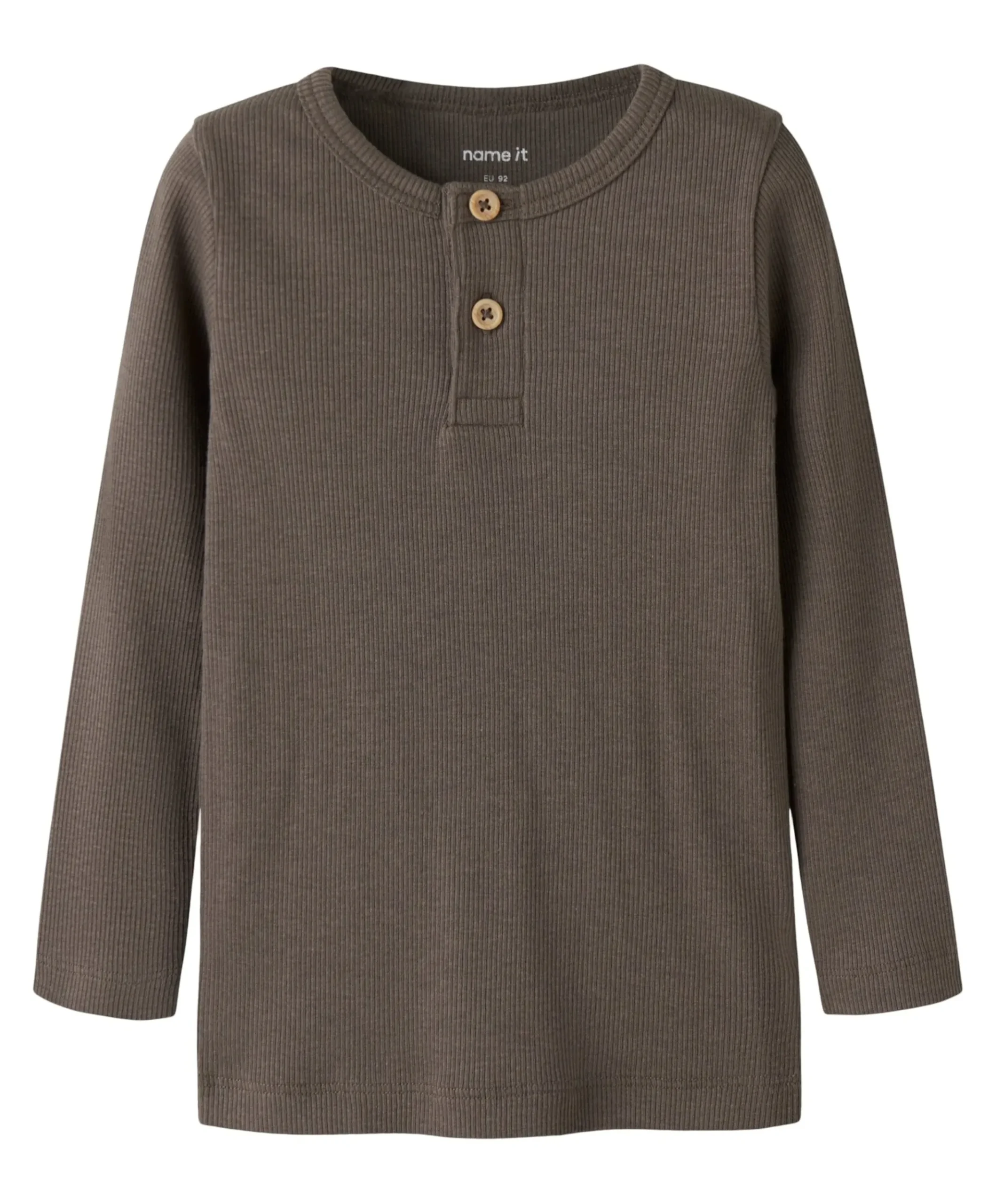 Jongens longsleeve bruin