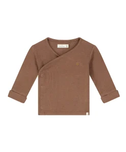 Jongens longsleeve bruin