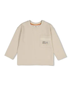 Jongens longsleeve ecru