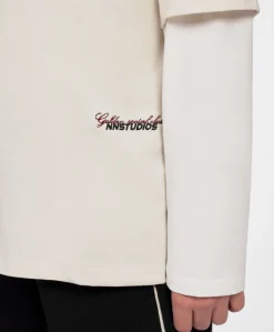 Jongens longsleeve ecru