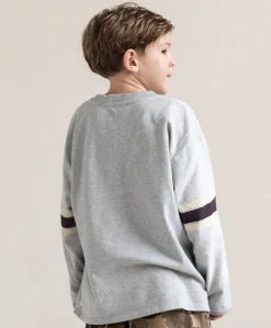 Jongens longsleeve grijs