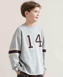 Jongens longsleeve grijs