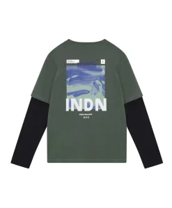 Jongens longsleeve groen