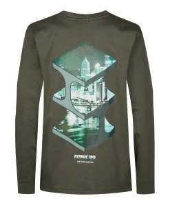 Jongens longsleeve groen