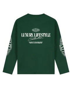 Jongens longsleeve groen