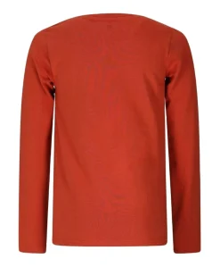 Jongens longsleeve oranje
