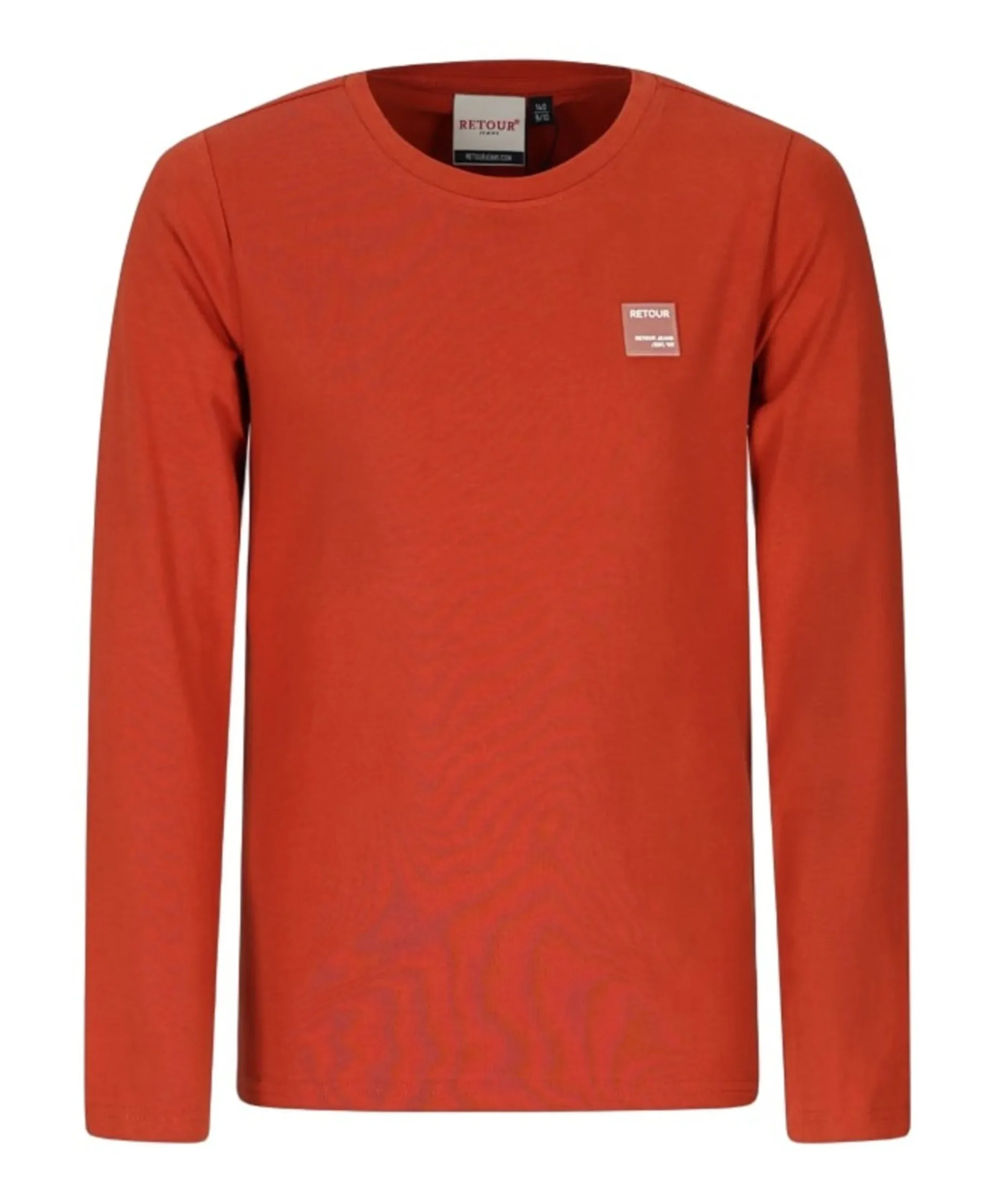 Jongens longsleeve oranje