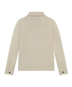 Jongens overhemd lange mouw beige