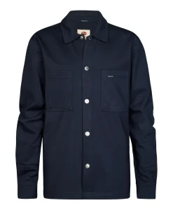 Jongens overhemd lange mouw blauw