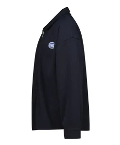 Jongens overhemd lange mouw blauw
