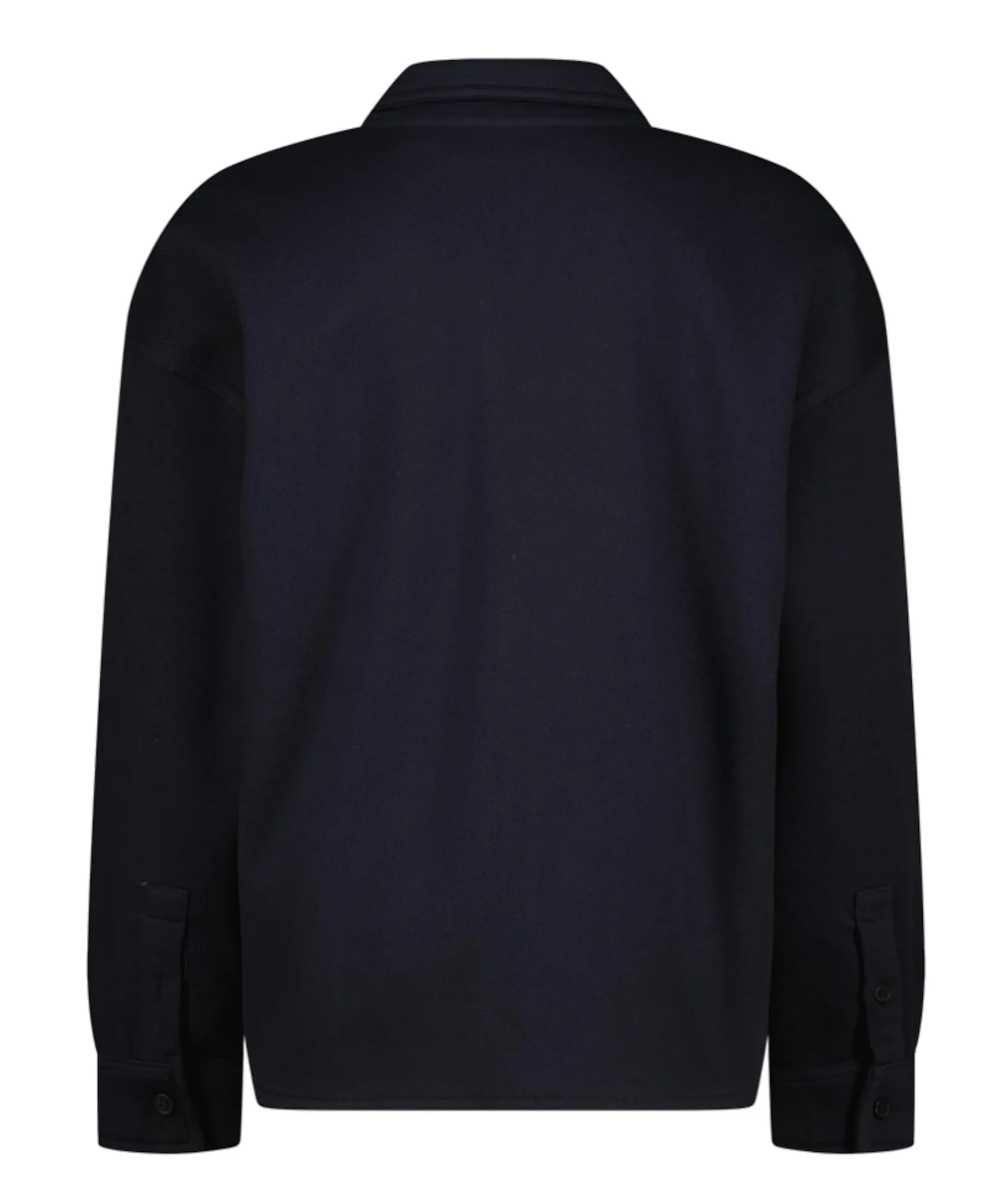 Jongens overhemd lange mouw blauw