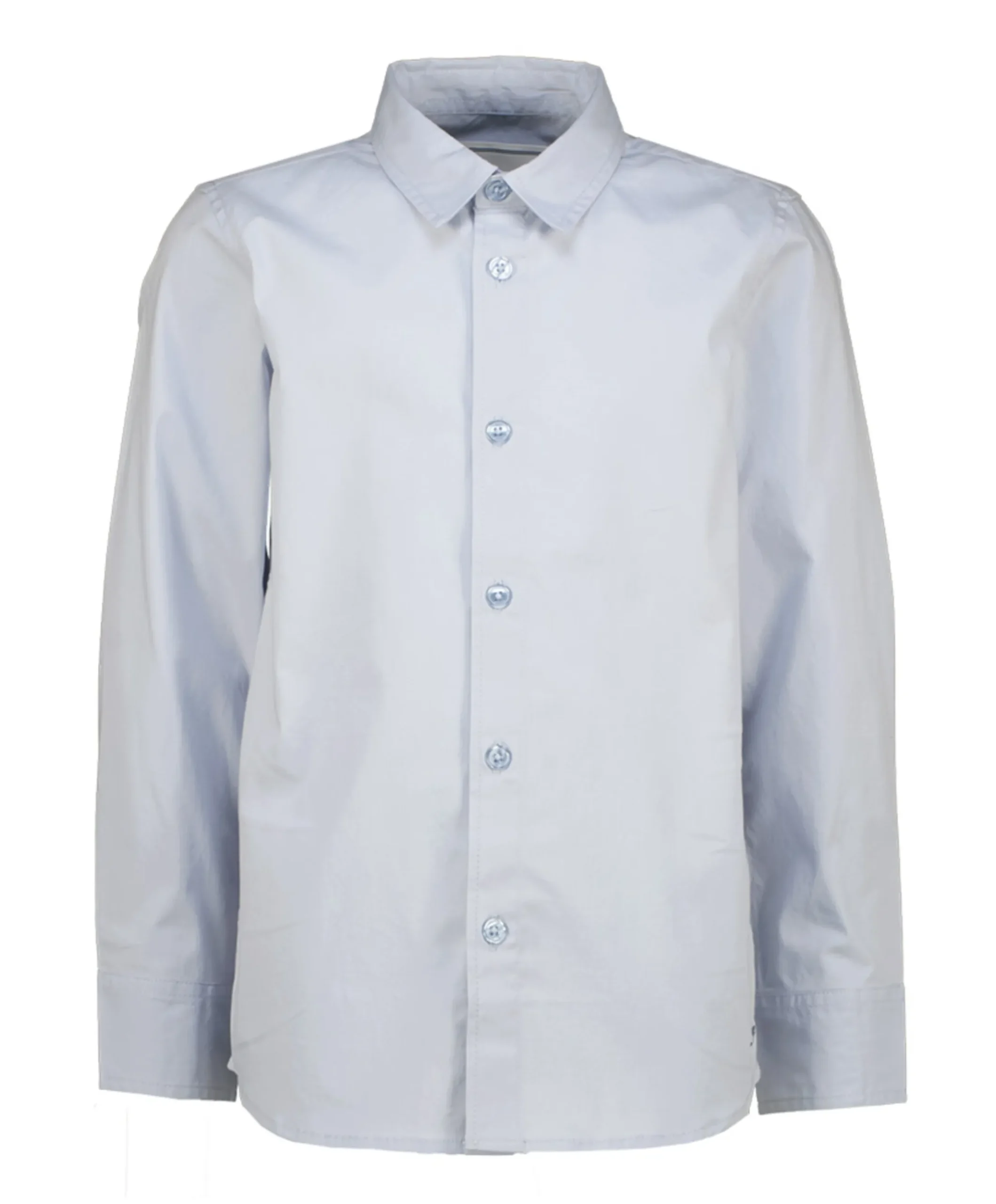 Jongens overhemd lange mouw blauw