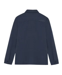 Jongens overhemd lange mouw blauw