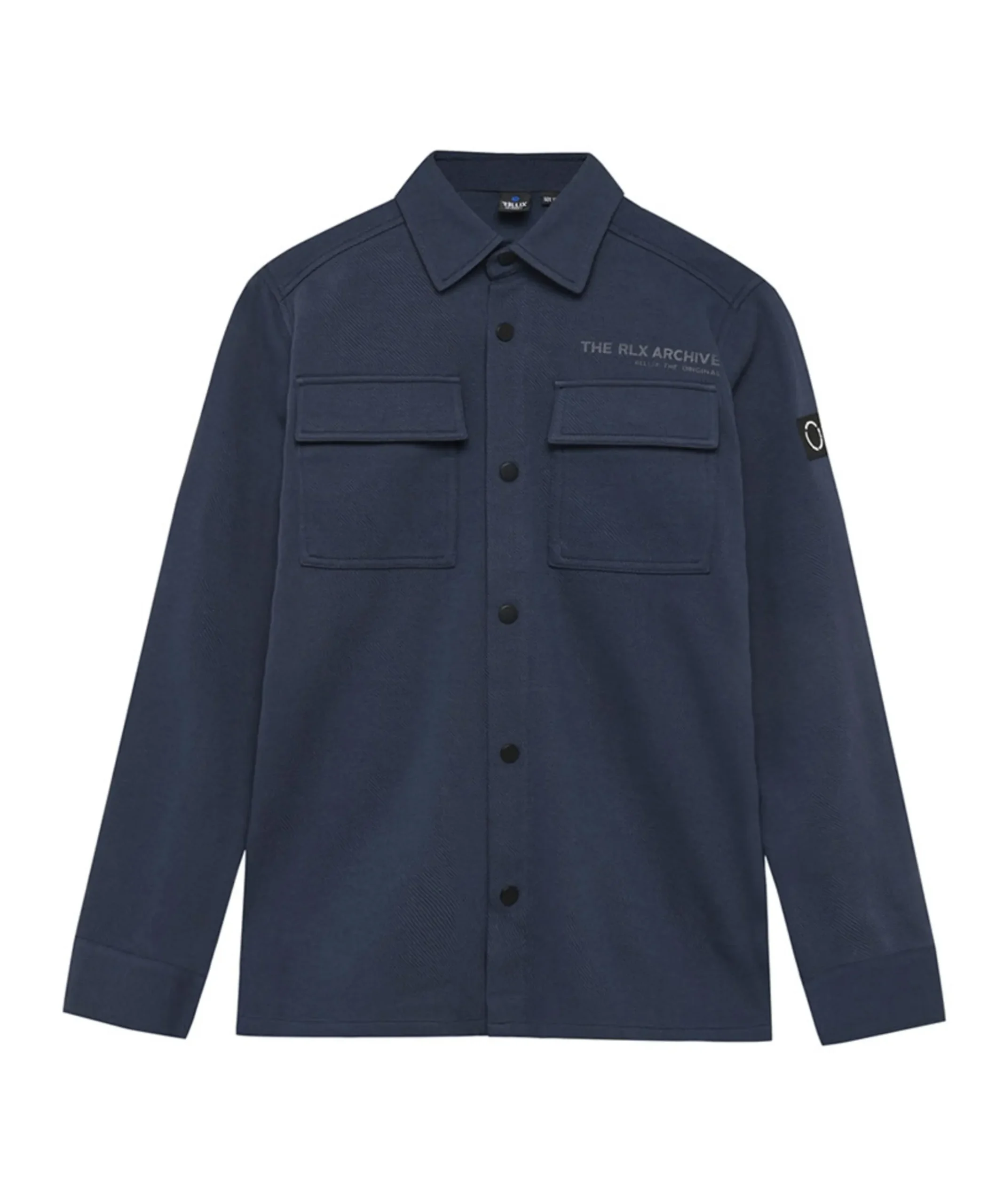 Jongens overhemd lange mouw blauw
