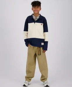Jongens polo blauw