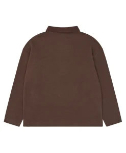 Jongens polo bruin