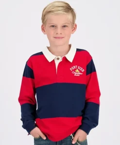 Jongens polo rood