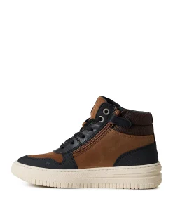 jongens sneakers bruin