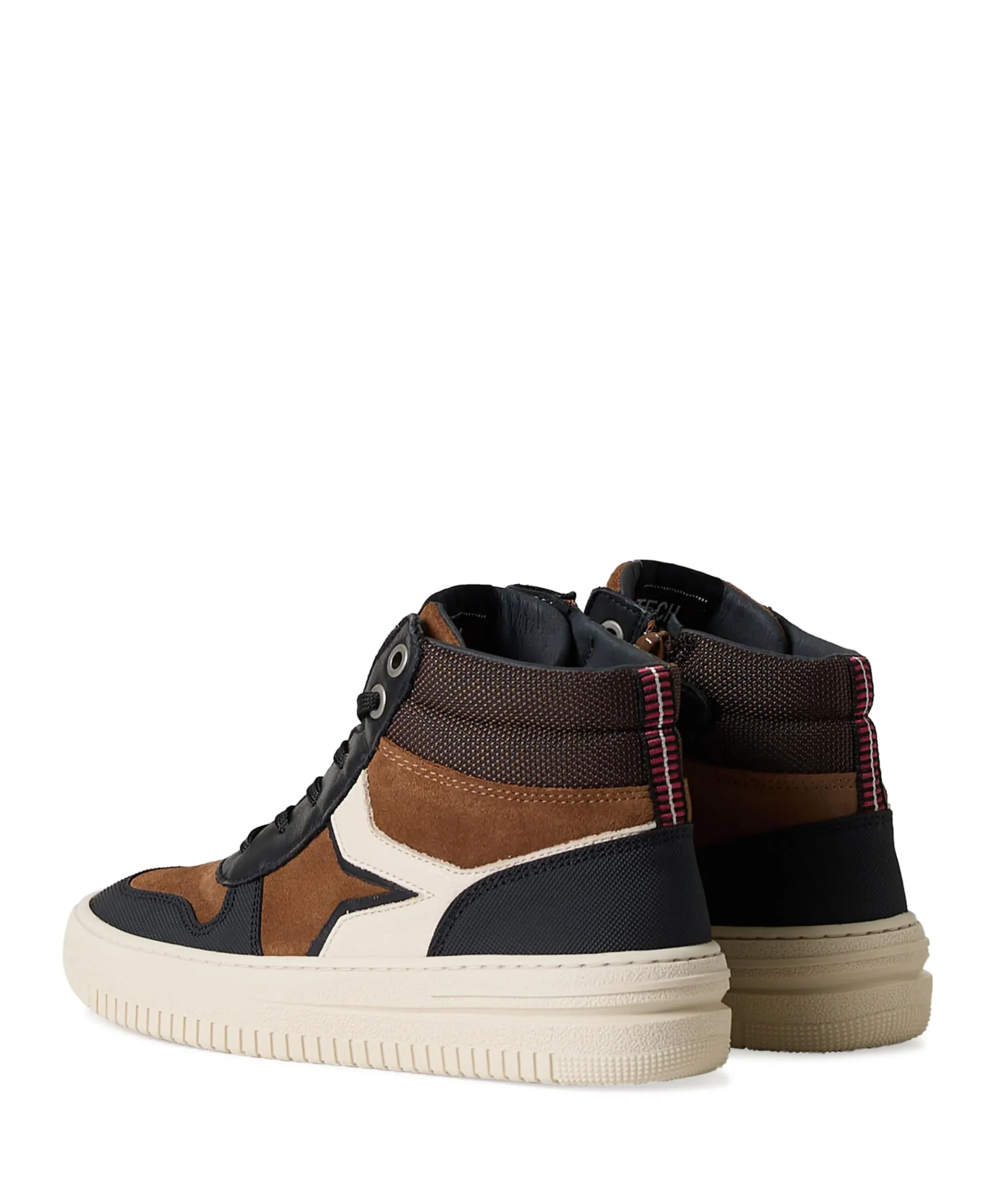 jongens sneakers bruin