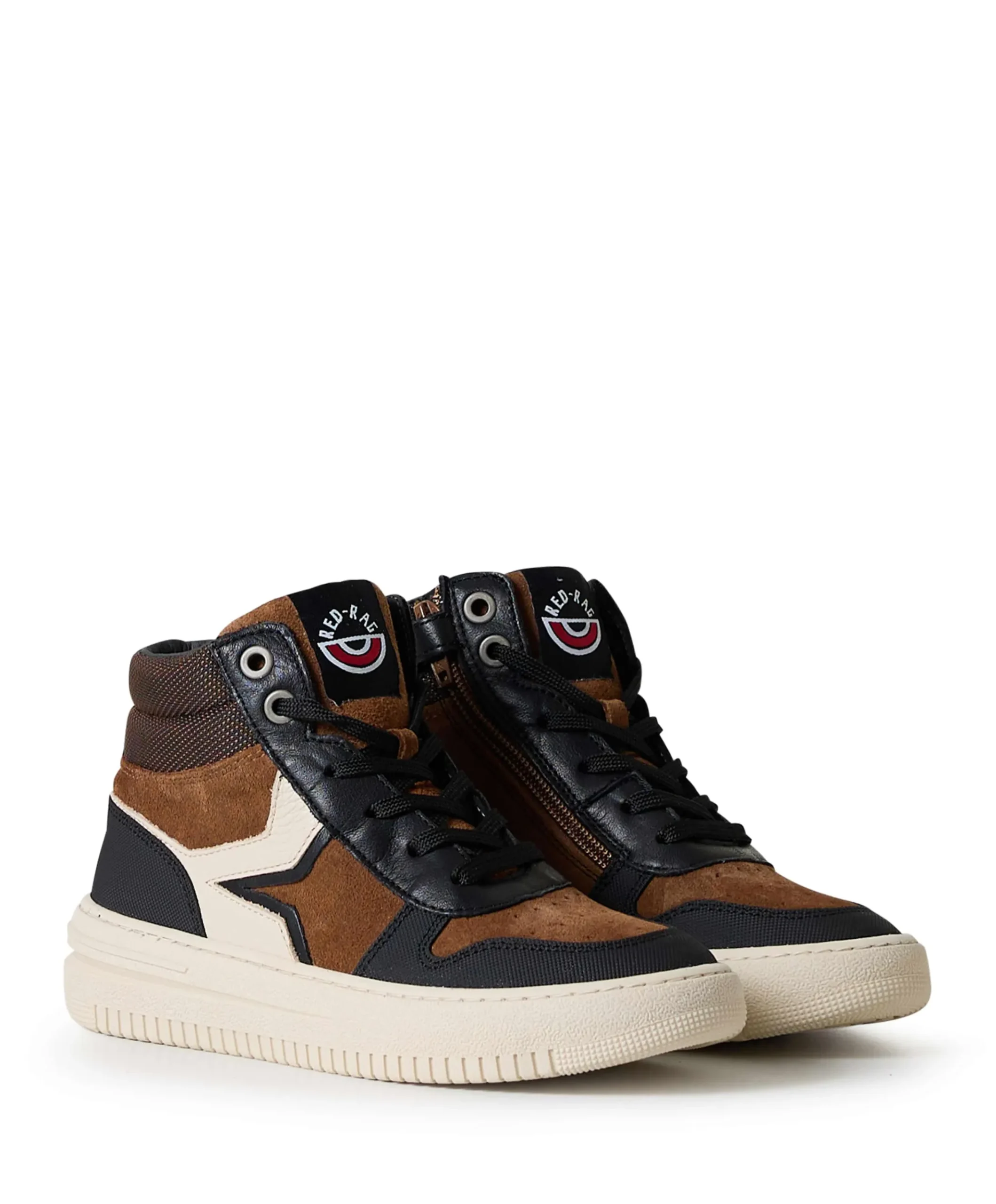jongens sneakers bruin