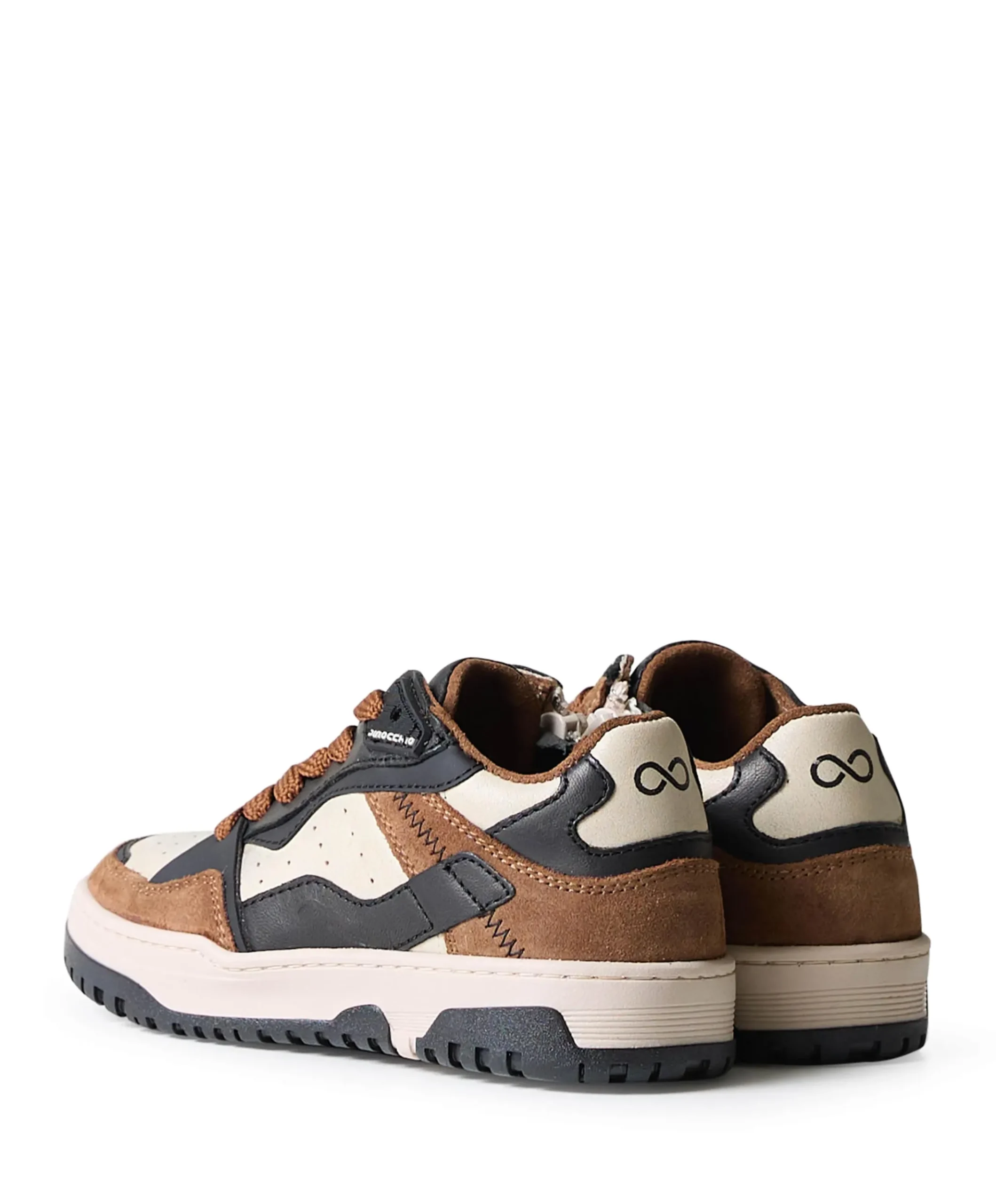 jongens sneakers bruin