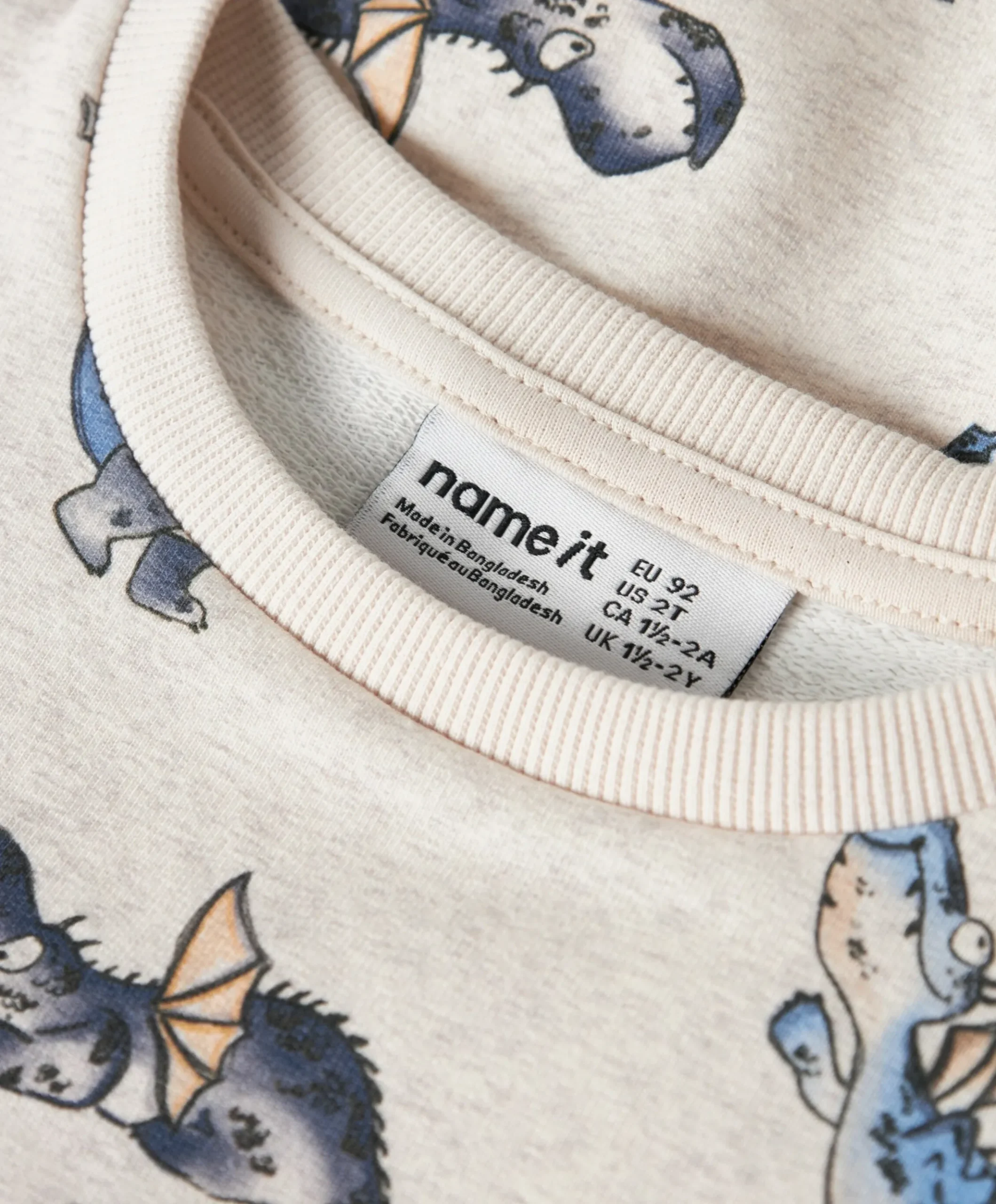 Jongens sweater beige
