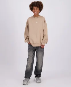 Jongens sweater beige