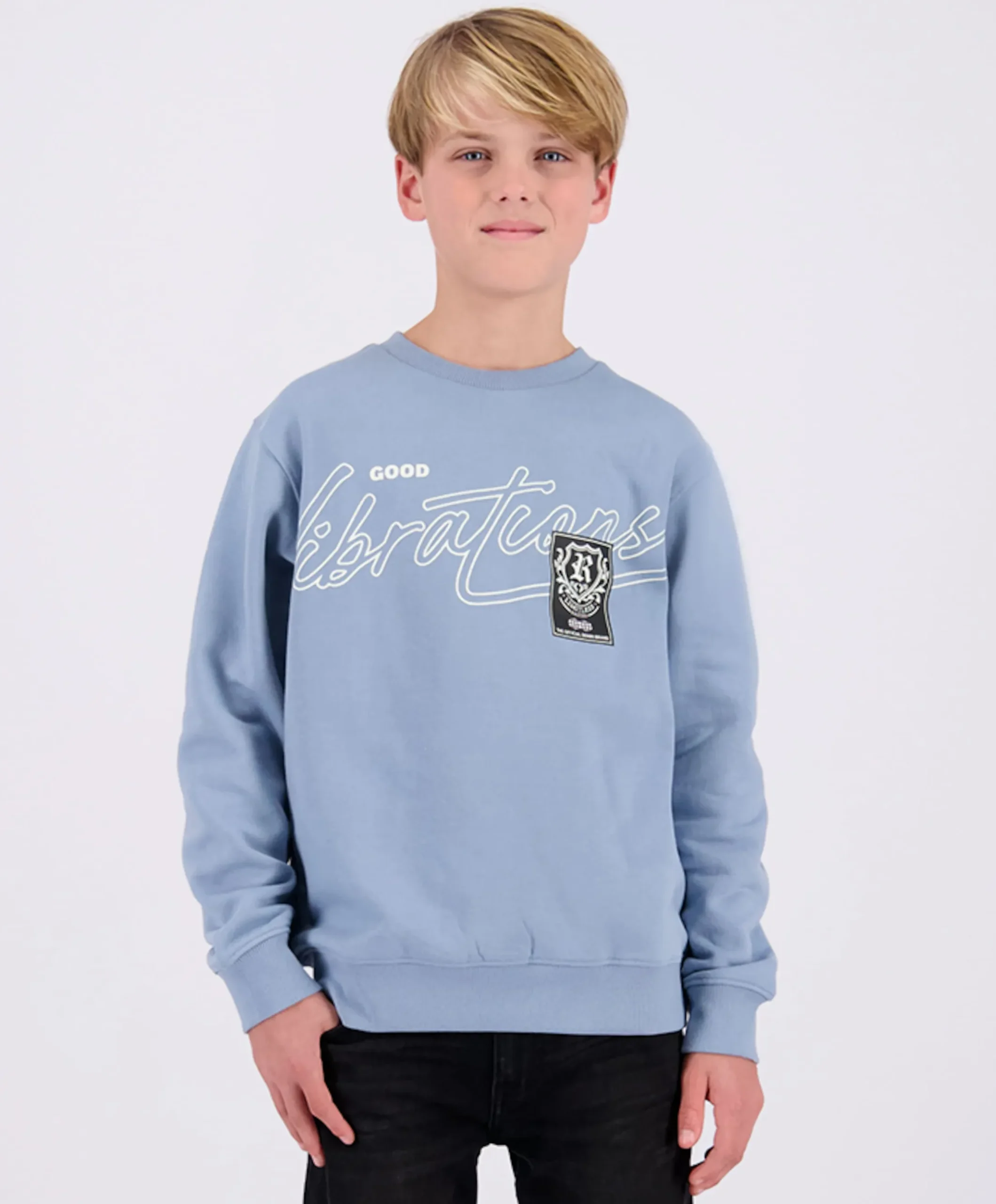 Jongens sweater blauw