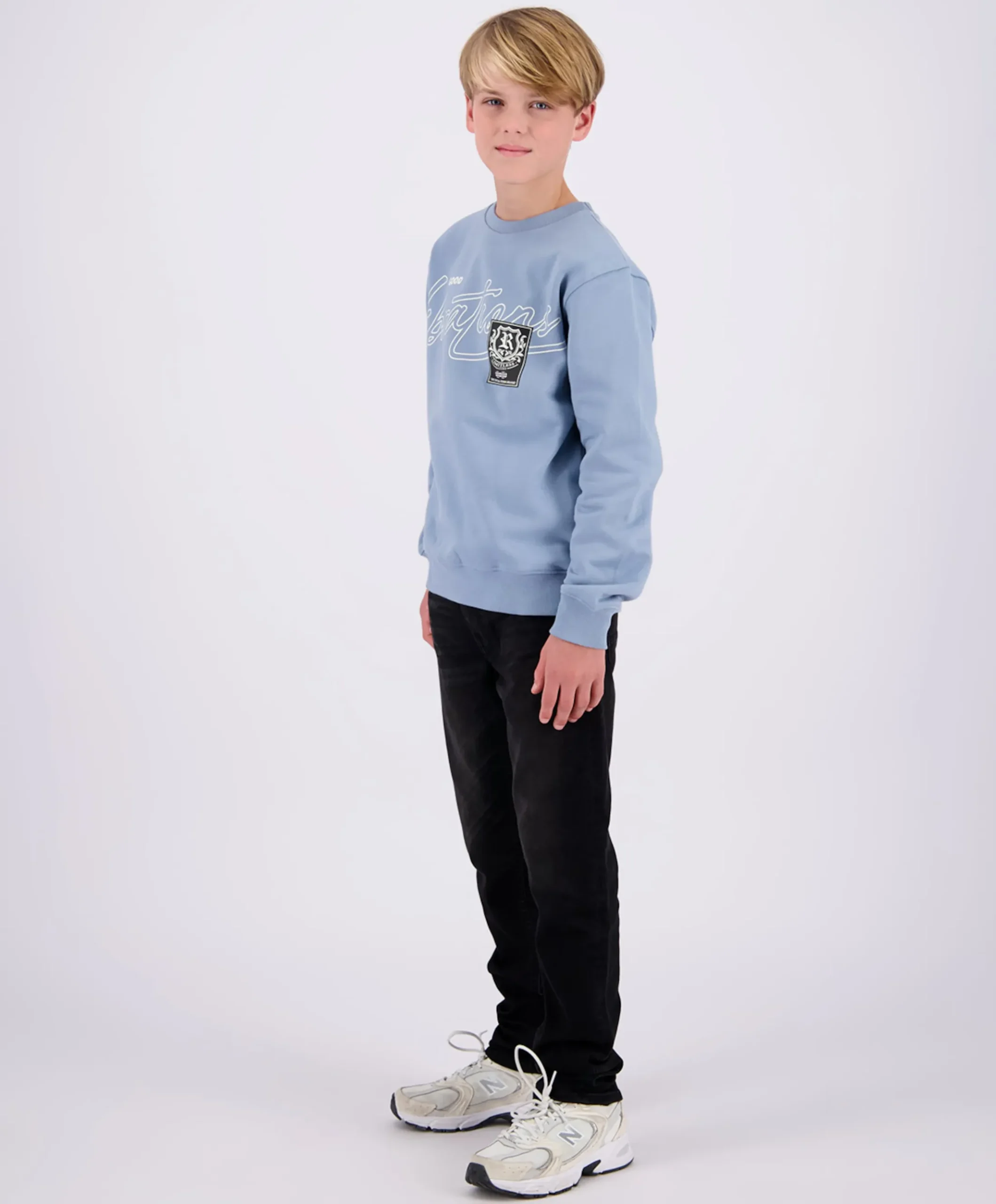 Jongens sweater blauw