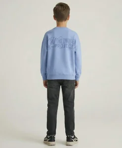Jongens sweater blauw