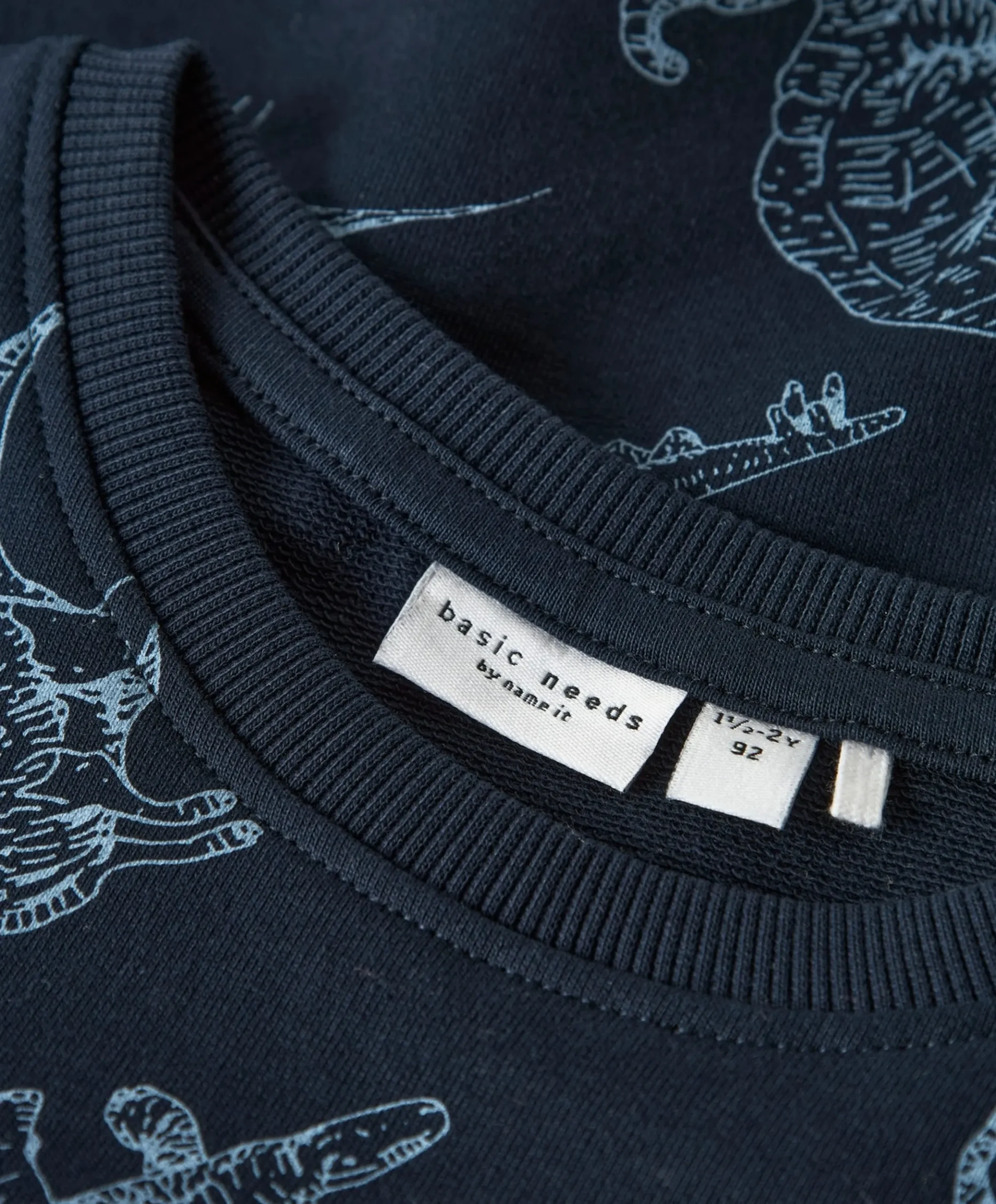 Jongens sweater blauw