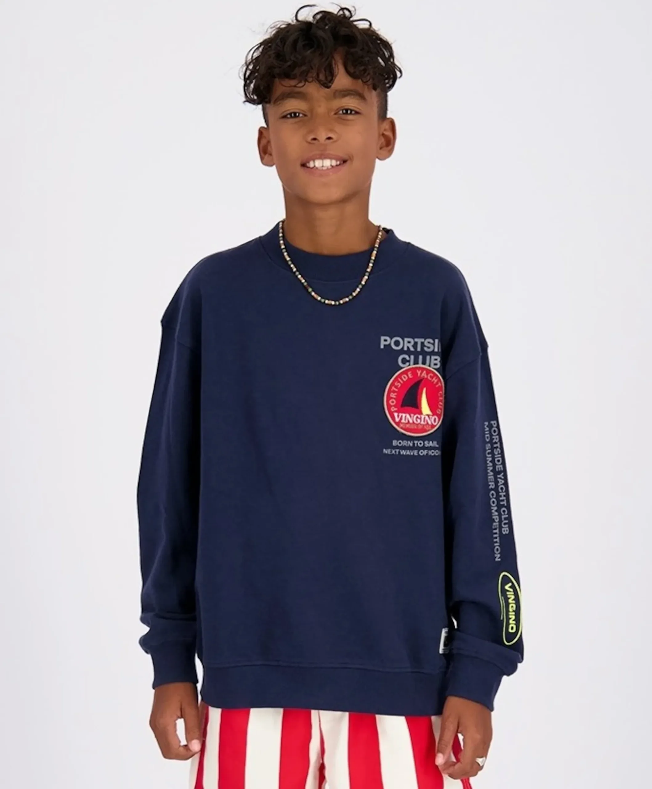 Jongens sweater blauw
