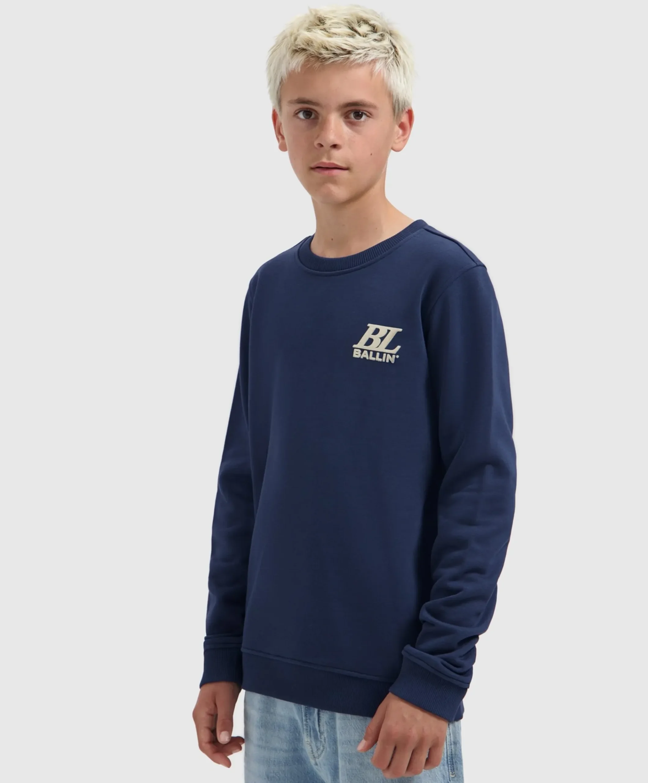 Jongens sweater blauw