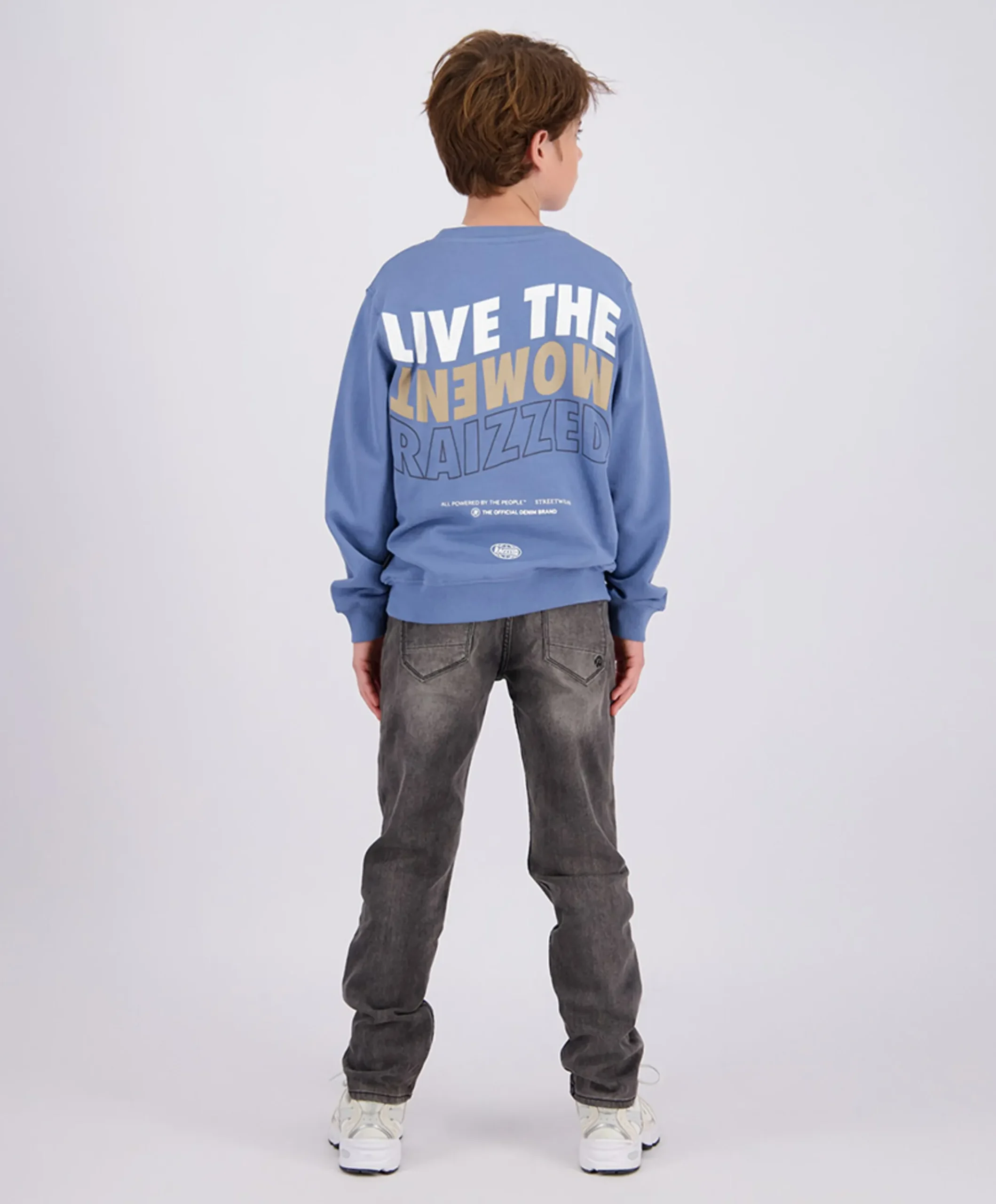 Jongens sweater blauw