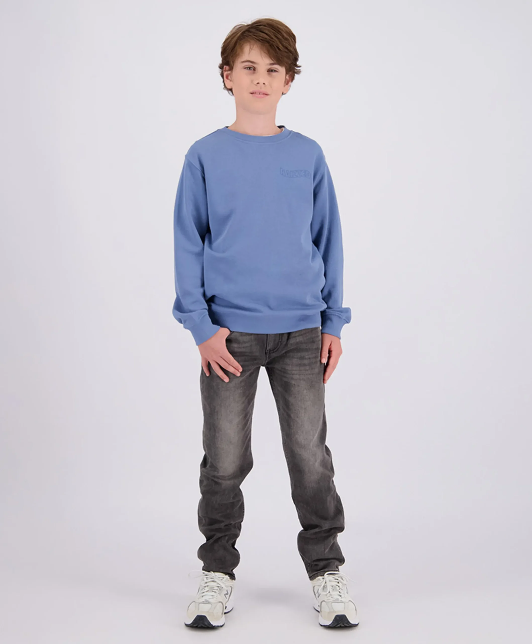 Jongens sweater blauw