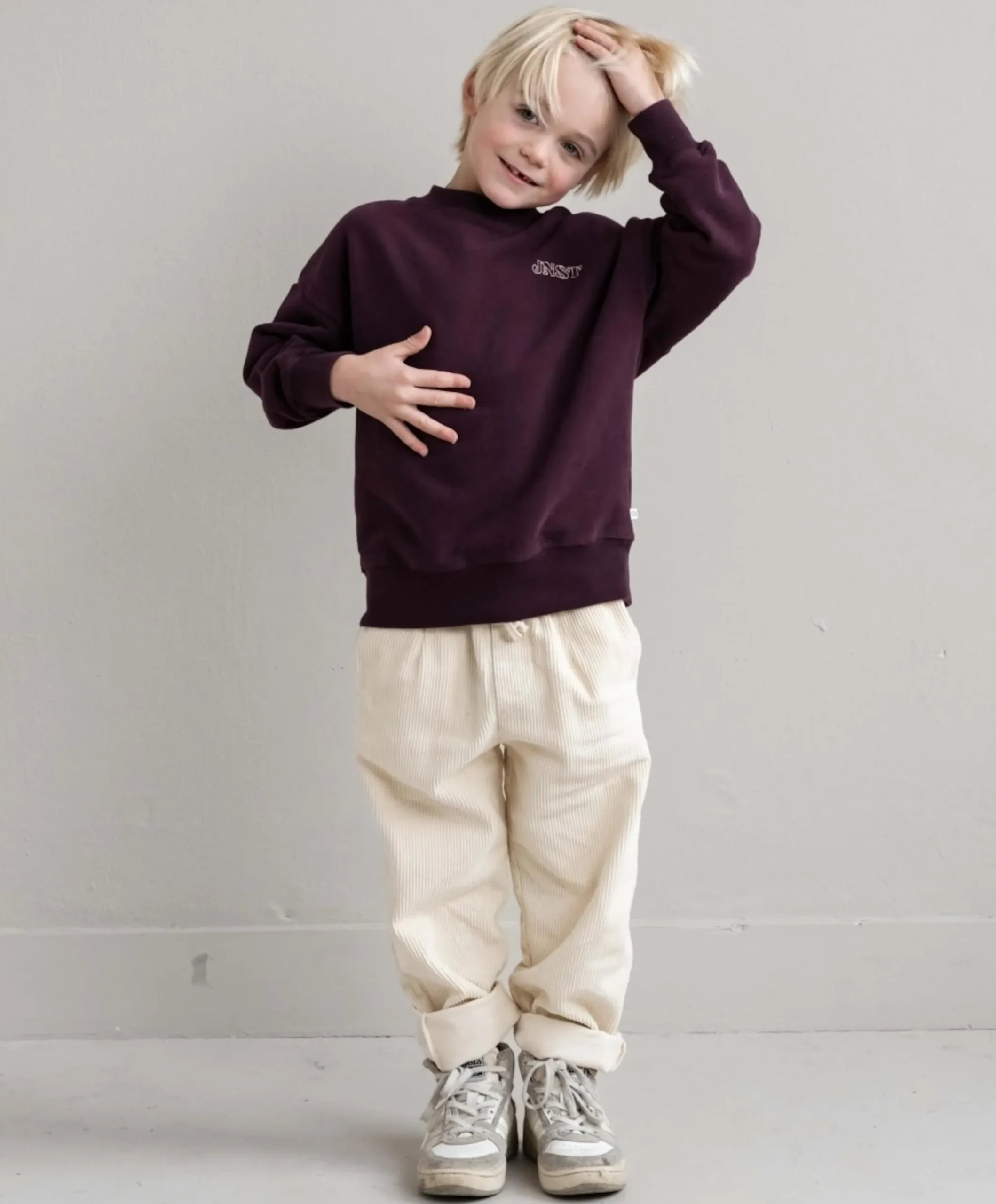Jongens sweater bordeaux