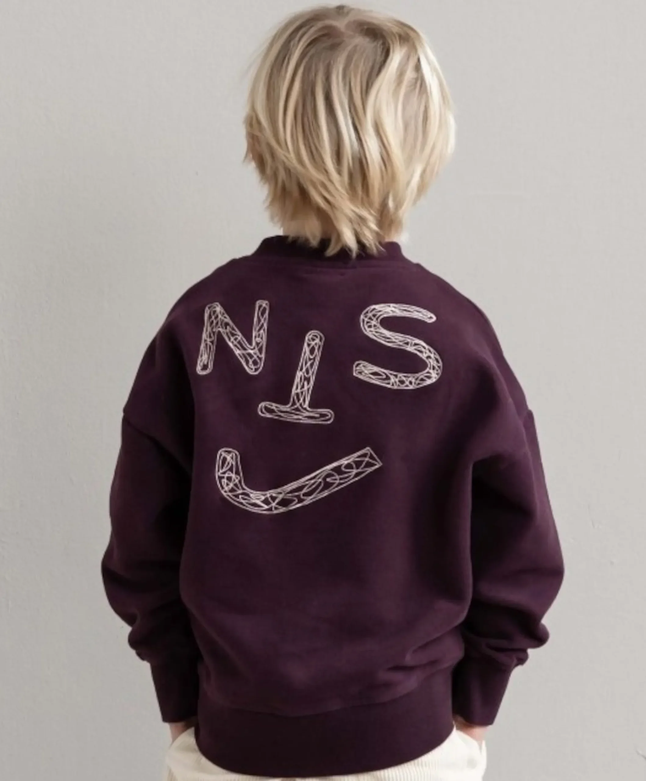Jongens sweater bordeaux