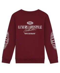 Jongens sweater bordeaux