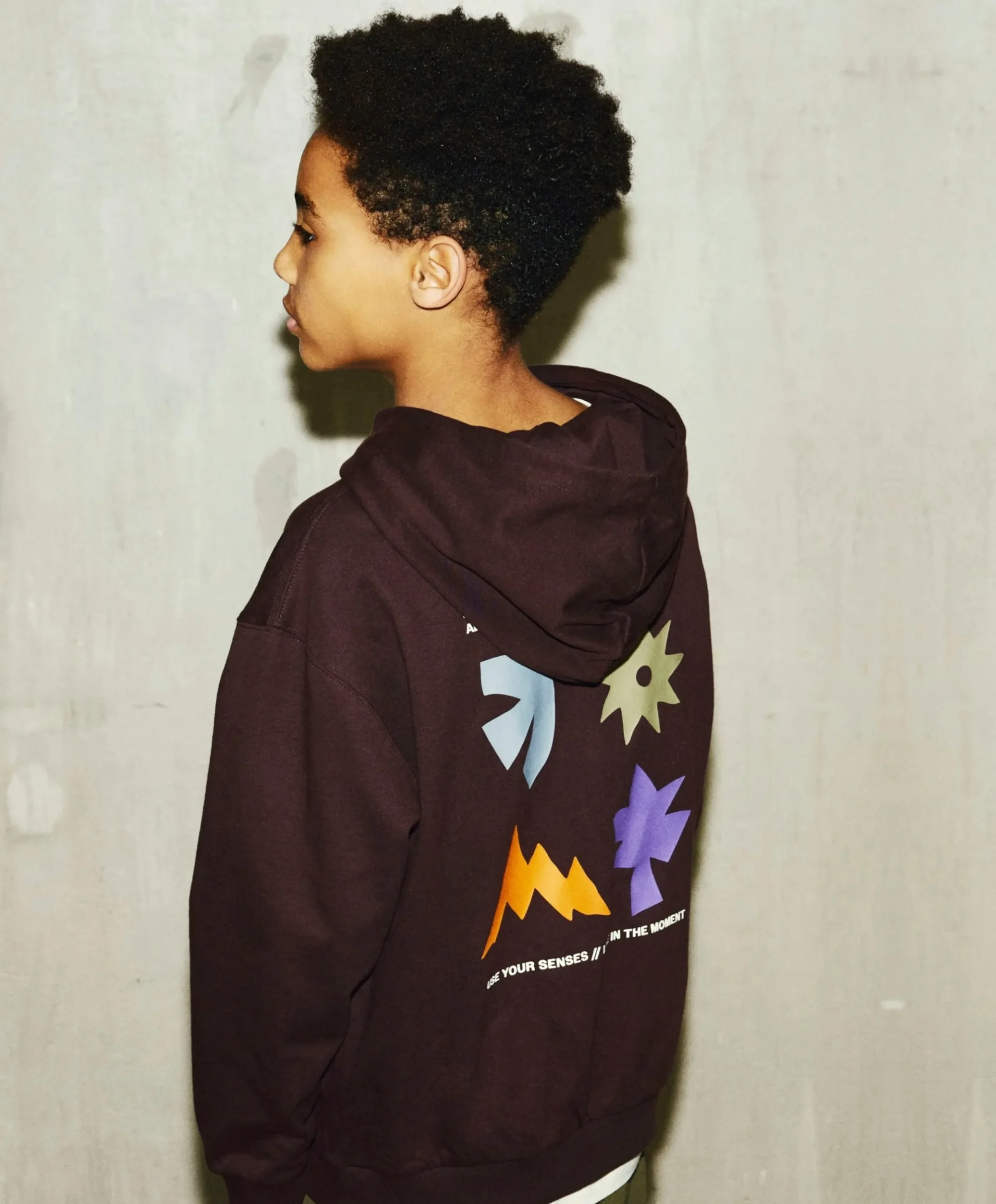 Jongens sweater bruin