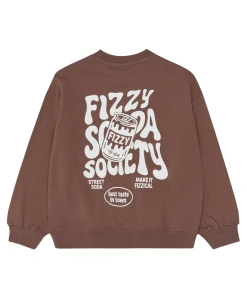 Jongens sweater bruin