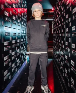 Jongens sweater grijs