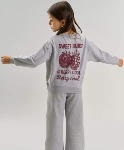 Jongens sweater grijs